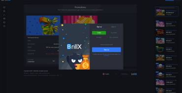 BrillX Casino: Регистрация