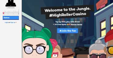 HighRoller casino: Дизайн