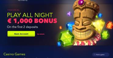 NightRush casino: Бонусы