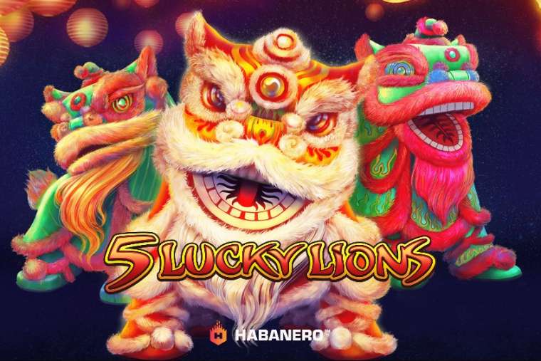 Онлайн слот 5 Lucky Lions играть