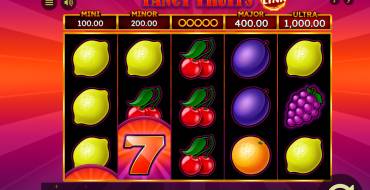 7 Fancy Fruits Flaming Link: Игровой автомат