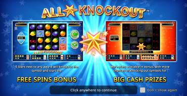 All Star Knockout: Игровой автомат