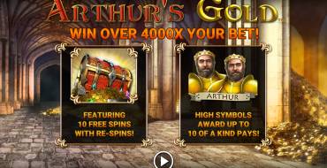 Arthur’s Gold: Игровой автомат