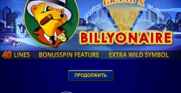 Billyonaire: Игровой автомат