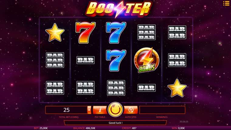 Слот Booster играть бесплатно