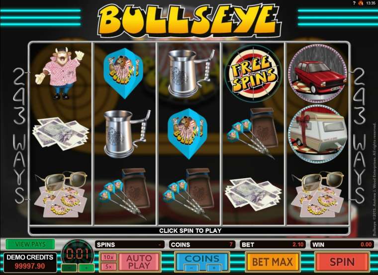 Слот Bulls Eye играть бесплатно