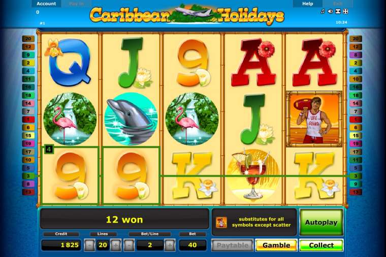 Слот Caribbean Holidays играть бесплатно