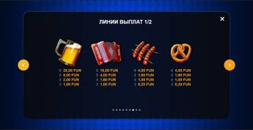 Cashpot Kegs: Таблица выплат