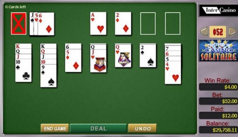 Слот Casino Solitaire Draw Three играть бесплатно