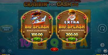 Crabbin' for Cash Extra Big Splash: Уникальные функции