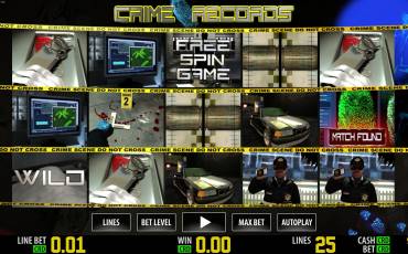 Игровой автомат Crime Records