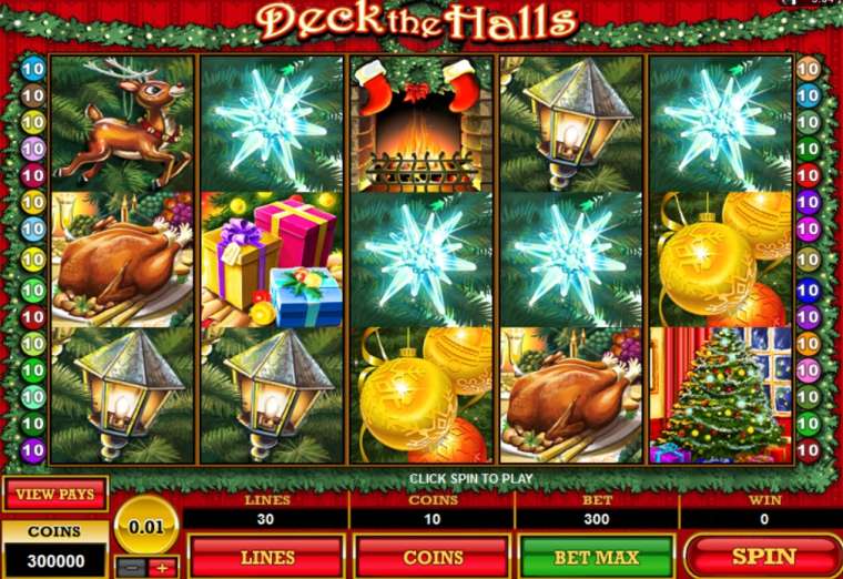 Слот Deck the Halls играть бесплатно