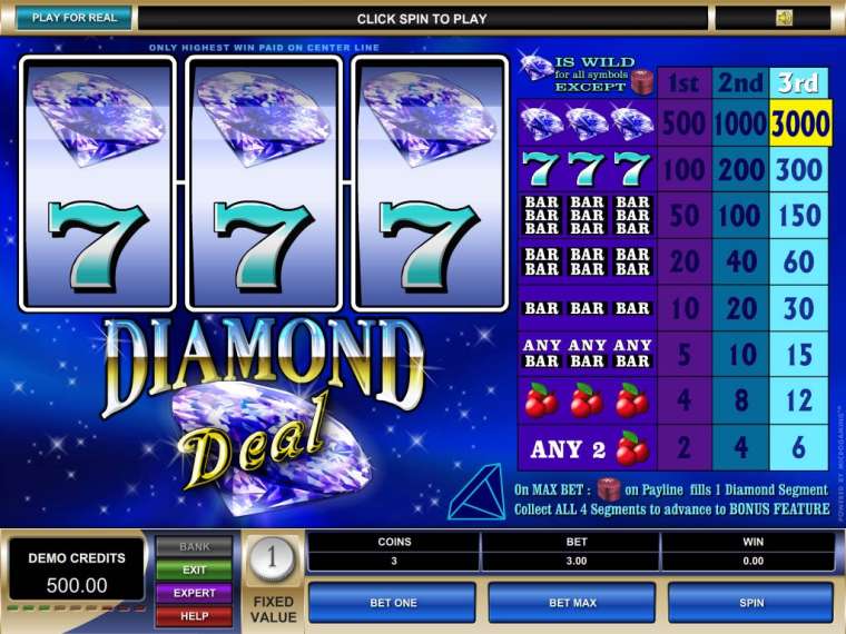 Слот Diamond Deal  играть бесплатно