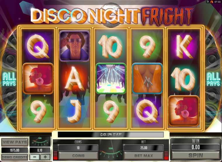 Слот Disco Night Fright играть бесплатно