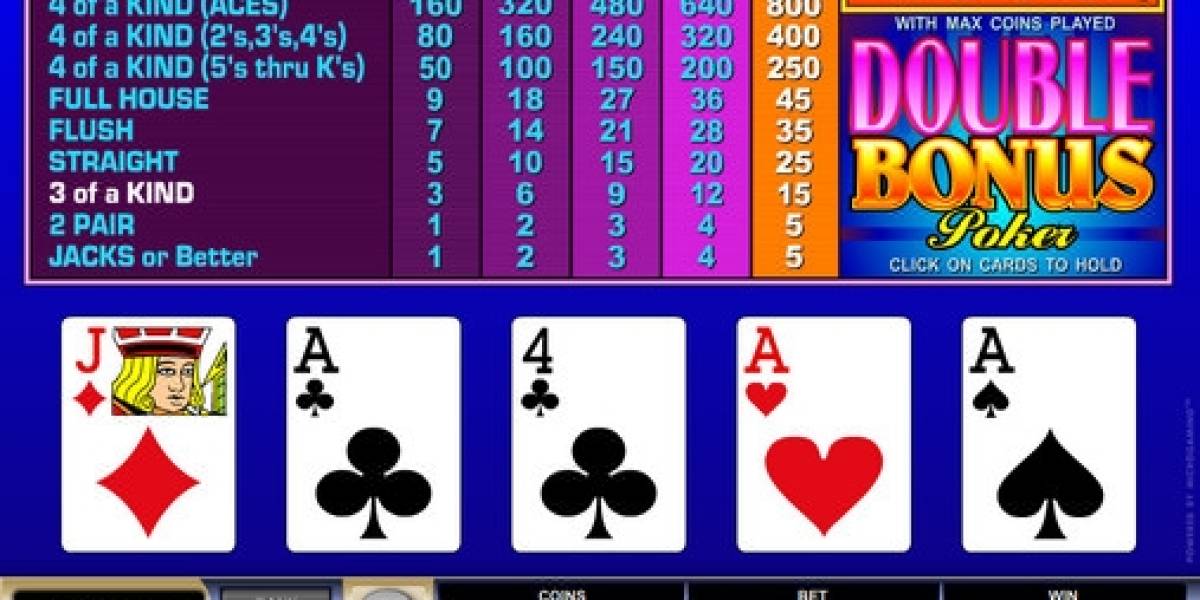 Видео-пекер Double Bonus Poker