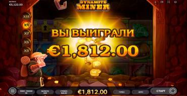 Dynamite Miner: Выигрыши