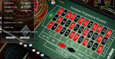 European Progressive Roulette: Русскоязычный интерфейс