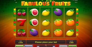 Fabulous Fruits: Особенности