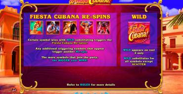 Fiesta Cubana: Бонусы