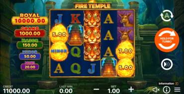 Fire Temple: Hold and Win: Игровой автомат