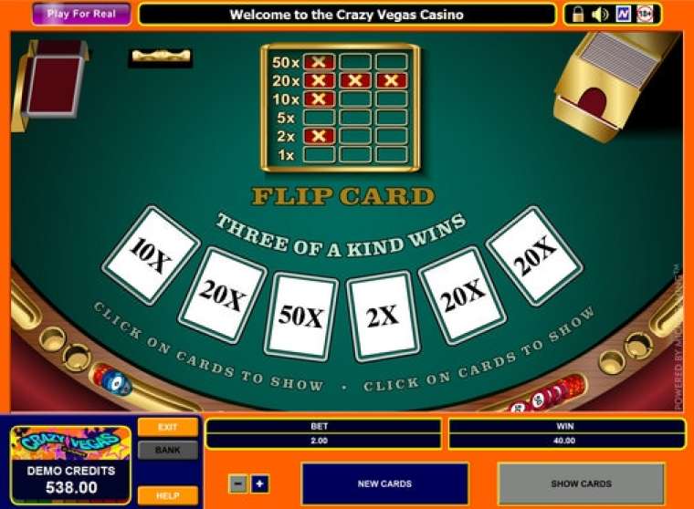 Слот Flip Card играть бесплатно