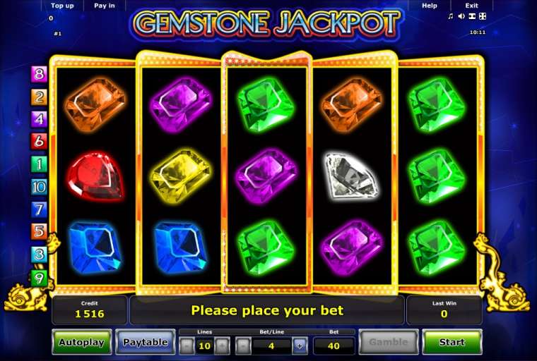 Слот Gemstone Jackpot играть бесплатно