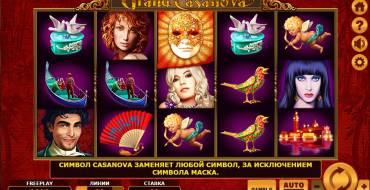 Grand Casanova: Игровой автомат Grand Casanova