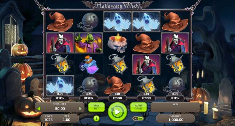Слот Halloween Witch играть бесплатно