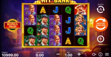 Hit the Bank: Hold and Win: Игровой автомат