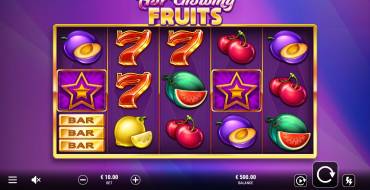 Hot Glowing Fruits: Игровой автомат