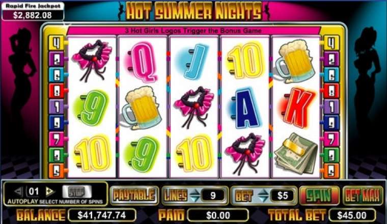 Слот Hot Summer Nights играть бесплатно