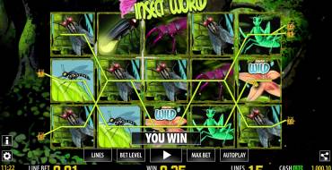 Insect World: Выплаты