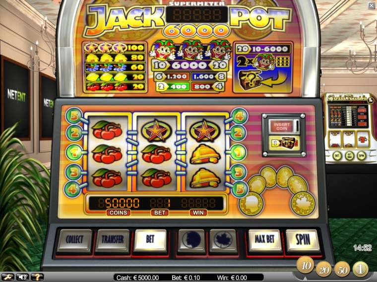 Слот Jackpot 6000  играть бесплатно