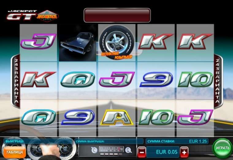 Слот Jackpot GT: Race to Vegas играть бесплатно