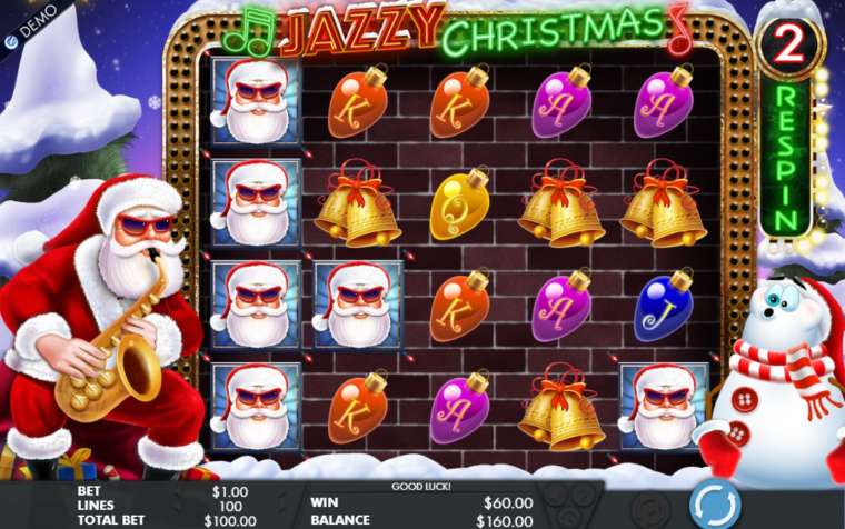 Слот Jazzy Christmas играть бесплатно