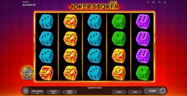 Joker Stoker Dice: Игровой автомат