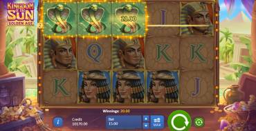 Kingdom of the Sun: Golden Age: Выигрыши