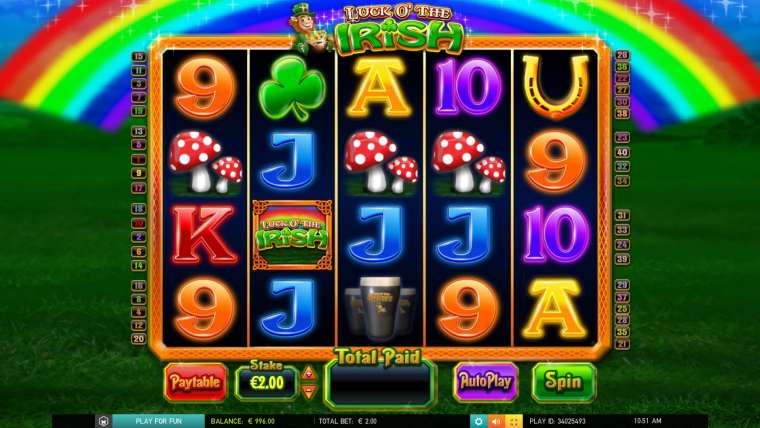 Слот Luck O’ the Irish  играть бесплатно