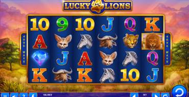 Lucky Lions: Игровой автомат