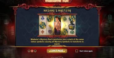 Madame Ink: Игровой автомат