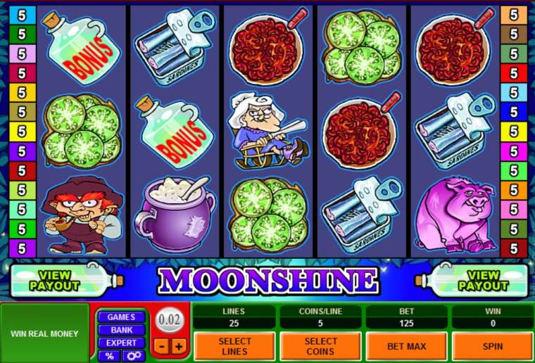 Слот Moonshine играть бесплатно