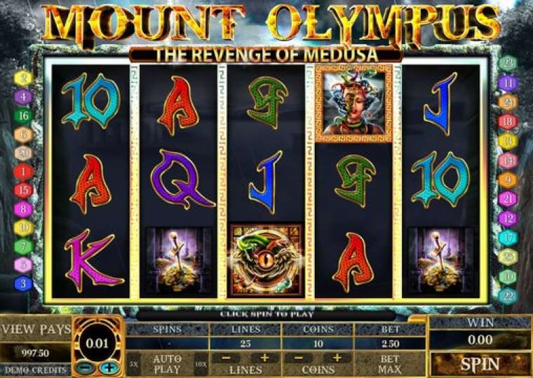 Слот Mount Olympus – The Revenge of Medusa играть бесплатно