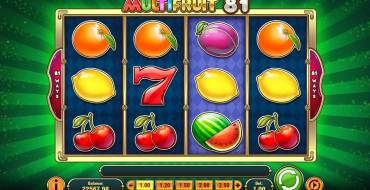 MultiFruit 81: Символы