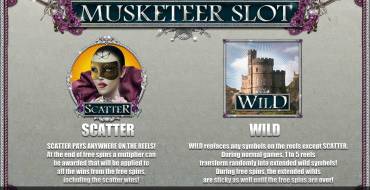 Musketeer Slot: Интро