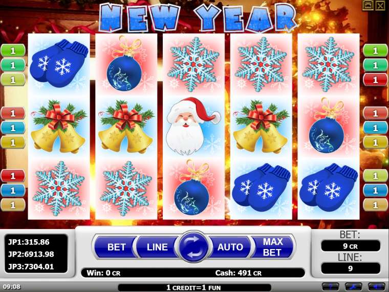 Слот New Year играть бесплатно