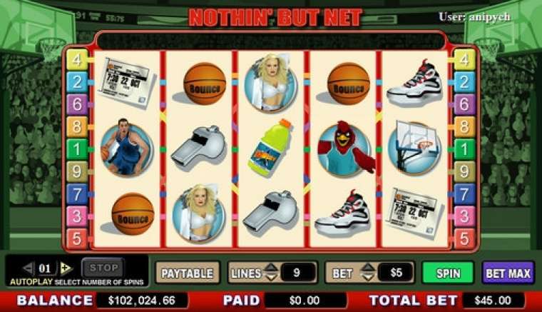 Онлайн слот Nothin’ But Net играть