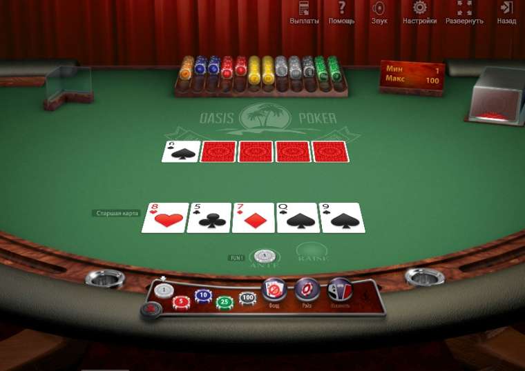 Слот Oasis Poker (SoftSwiss) играть бесплатно