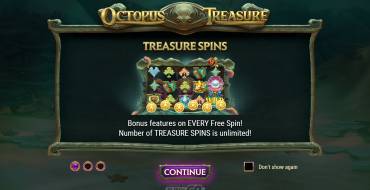 Octopus Treasure: Игровой автомат