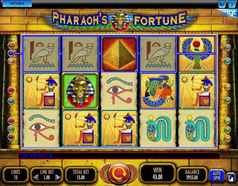 Слот Pharaoh’s Fortune играть бесплатно
