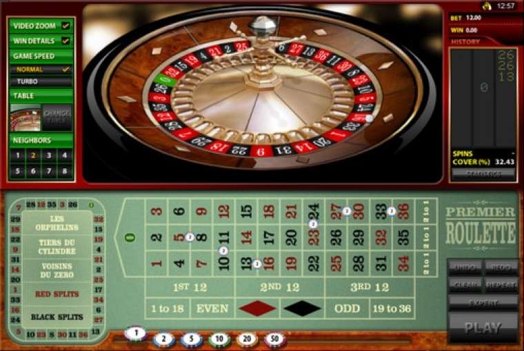 Слот Premier Roulette играть бесплатно